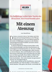 Titelbild der Ausgabe 8/2020 von HELDEN: Mit einem Atemzug. Zeitschriften als Abo oder epaper bei United Kiosk online kaufen.