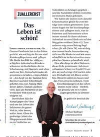 Titelbild der Ausgabe 9/2020 von ZUALLERERST: Das Leben ist schön!. Zeitschriften als Abo oder epaper bei United Kiosk online kaufen.