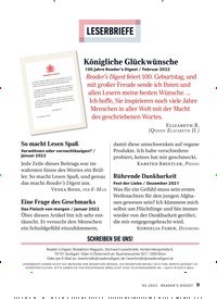 Titelbild der Ausgabe 3/2022 von LESERBRIEFE. Zeitschriften als Abo oder epaper bei United Kiosk online kaufen.