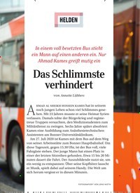 Titelbild der Ausgabe 3/2022 von Das Schlimmste verhindert. Zeitschriften als Abo oder epaper bei United Kiosk online kaufen.