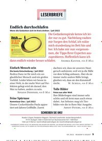 Titelbild der Ausgabe 9/2022 von Endlich durchschlafen. Zeitschriften als Abo oder epaper bei United Kiosk online kaufen.
