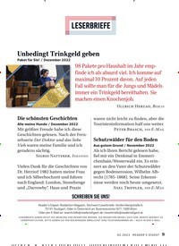 Titelbild der Ausgabe 2/2023 von LESERBRIEFE. Zeitschriften als Abo oder epaper bei United Kiosk online kaufen.