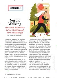 Titelbild der Ausgabe 2/2023 von Nordic Walking. Zeitschriften als Abo oder epaper bei United Kiosk online kaufen.