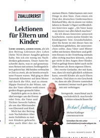 Titelbild der Ausgabe 6/2023 von Lektionen für Eltern und Kinder. Zeitschriften als Abo oder epaper bei United Kiosk online kaufen.