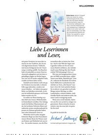 Titelbild der Ausgabe 1/2020 von WILLKOMMEN: Liebe Leserinnen und Leser. Zeitschriften als Abo oder epaper bei United Kiosk online kaufen.