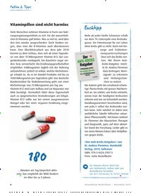 Titelbild der Ausgabe 11/2019 von Fakten & Tipps: Vitaminpillen sind nicht harmlos. Zeitschriften als Abo oder epaper bei United Kiosk online kaufen.