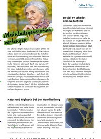 Titelbild der Ausgabe 11/2019 von Fakten & Tipps: Mak uladegeneration vorbeugen. Zeitschriften als Abo oder epaper bei United Kiosk online kaufen.