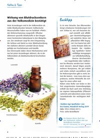 Titelbild der Ausgabe 12/2019 von Fakten & Tipps: Wirkung von Blutdrucksenkern aus der Volksmedizin bestätigt. Zeitschriften als Abo oder epaper bei United Kiosk online kaufen.