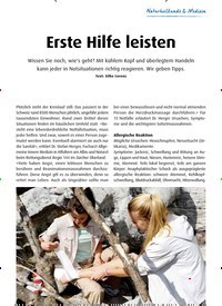Titelbild der Ausgabe 8/2020 von Erste Hilfe leisten. Zeitschriften als Abo oder epaper bei United Kiosk online kaufen.