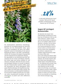 Titelbild der Ausgabe 3/2022 von Augen-OP verringert Demenzrisiko. Zeitschriften als Abo oder epaper bei United Kiosk online kaufen.