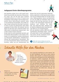Titelbild der Ausgabe 3/2022 von Schnelle Hilfe für den Nacken. Zeitschriften als Abo oder epaper bei United Kiosk online kaufen.