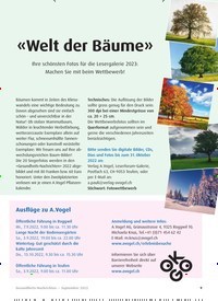 Titelbild der Ausgabe 9/2022 von «Welt der Bäume». Zeitschriften als Abo oder epaper bei United Kiosk online kaufen.