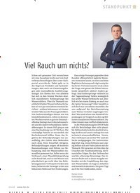 Titelbild der Ausgabe 6/2018 von Viel Rauch um nichts?. Zeitschriften als Abo oder epaper bei United Kiosk online kaufen.