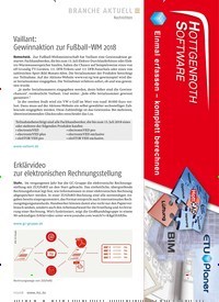 Titelbild der Ausgabe 11/2018 von Nachrichten: Vaillant: Gewinnaktion zur Fußball-WM 2018. Zeitschriften als Abo oder epaper bei United Kiosk online kaufen.