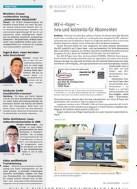 Titelbild der Ausgabe 14/2018 von Nachrichten: IKZ-E-Paper – neu und kostenlos für Abonnenten. Zeitschriften als Abo oder epaper bei United Kiosk online kaufen.