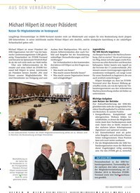 Titelbild der Ausgabe 22/2018 von Michael Hilpert ist neuer Präsident: Nutzen für Mitgliedsbetriebe im Vordergrund. Zeitschriften als Abo oder epaper bei United Kiosk online kaufen.