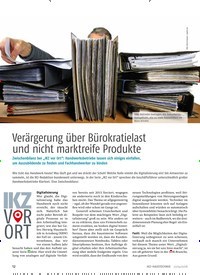 Titelbild der Ausgabe 24/2018 von IKZ vor Ort: Verärgerung über Bürokratielast und nicht marktreife Produkte. Zeitschriften als Abo oder epaper bei United Kiosk online kaufen.