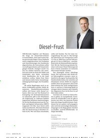 Titelbild der Ausgabe 3/2019 von STANDPUNKT: Diesel-Frust. Zeitschriften als Abo oder epaper bei United Kiosk online kaufen.