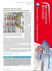 Titelbild der Ausgabe 3/2019 von BRANCHE AKTUELL: Nachrichten: Heizkosten-Abrechnungen – Stichprobe offenbart deutliche Mängel. Zeitschriften als Abo oder epaper bei United Kiosk online kaufen.