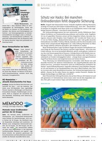 Titelbild der Ausgabe 8/2019 von Nachrichten: Schutz vor Hacks: Bei manchen Onlinediensten fehlt doppelte Sicherung. Zeitschriften als Abo oder epaper bei United Kiosk online kaufen.