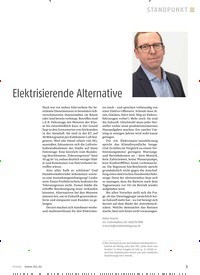 Titelbild der Ausgabe 11/2019 von Elektrisierende Alternative. Zeitschriften als Abo oder epaper bei United Kiosk online kaufen.