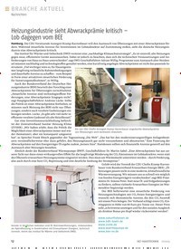 Titelbild der Ausgabe 17/2019 von BRANCHE AKTUELL Nachrichten : Heizungsindustrie sieht Abwrackprämie kritisch – Lob dagegen vom BEE. Zeitschriften als Abo oder epaper bei United Kiosk online kaufen.