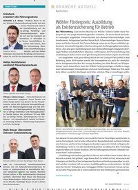 Titelbild der Ausgabe 1/2020 von Nachrichten: Wöhler Förderpreis: Ausbildung als Existenzsicherung für Betrieb. Zeitschriften als Abo oder epaper bei United Kiosk online kaufen.