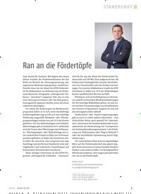 Titelbild der Ausgabe 2/2020 von Ran an die Fördertöpfe. Zeitschriften als Abo oder epaper bei United Kiosk online kaufen.