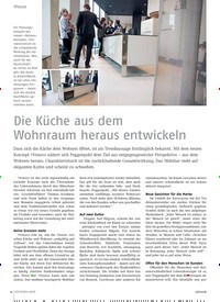 Titelbild der Ausgabe 6/2018 von Die Küche aus dem Wohnraum heraus entwickeln. Zeitschriften als Abo oder epaper bei United Kiosk online kaufen.