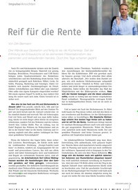 Titelbild der Ausgabe 11/2018 von Impulse/Ansichten: Reif für die Rente. Zeitschriften als Abo oder epaper bei United Kiosk online kaufen.
