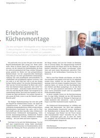 Titelbild der Ausgabe 4/2019 von Impulse/Ansichten: Erlebniswelt Küchenmontage. Zeitschriften als Abo oder epaper bei United Kiosk online kaufen.