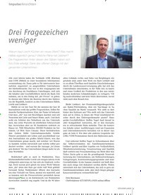 Titelbild der Ausgabe 12/2019 von Impulse/Ansichten: Drei Fragezeichen weniger. Zeitschriften als Abo oder epaper bei United Kiosk online kaufen.