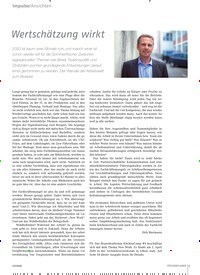 Titelbild der Ausgabe 2/2020 von Impulse/Ansichten: Wertschätzung wirkt. Zeitschriften als Abo oder epaper bei United Kiosk online kaufen.