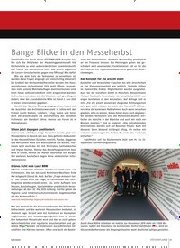 Titelbild der Ausgabe 6/2020 von Bange Blicke in den Messeherbst. Zeitschriften als Abo oder epaper bei United Kiosk online kaufen.