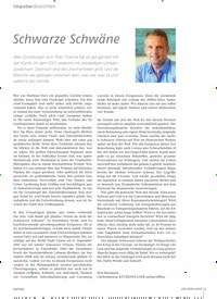 Titelbild der Ausgabe 4/2022 von Schwarze Schwäne. Zeitschriften als Abo oder epaper bei United Kiosk online kaufen.