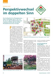 Titelbild der Ausgabe 5/2018 von RHODO 2018: Perspektivwechsel im doppelten Sinn. Zeitschriften als Abo oder epaper bei United Kiosk online kaufen.