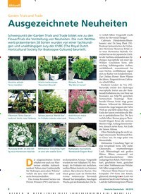 Titelbild der Ausgabe 8/2018 von Garden Trials and Trade: Ausgezeichnete Neuheiten. Zeitschriften als Abo oder epaper bei United Kiosk online kaufen.