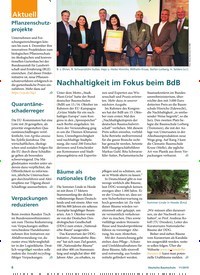 Titelbild der Ausgabe 11/2019 von Nachhaltigkeit im Fokus beim BdB. Zeitschriften als Abo oder epaper bei United Kiosk online kaufen.