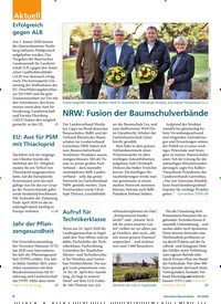 Titelbild der Ausgabe 2/2020 von NRW: Fusion der Baumschulverbände. Zeitschriften als Abo oder epaper bei United Kiosk online kaufen.