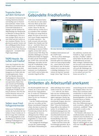 Titelbild der Ausgabe 9/2018 von ARBEITSUNFALL BEIM UMGANG MIT LEICHEN: Umbetten als Arbeitsunfall anerkannt. Zeitschriften als Abo oder epaper bei United Kiosk online kaufen.
