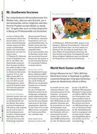 Titelbild der Ausgabe 5/2018 von NL: Geothermie forcieren. Zeitschriften als Abo oder epaper bei United Kiosk online kaufen.