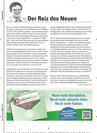 Titelbild der Ausgabe 5/2018 von Zwischenruf: Der Reiz des Neuen. Zeitschriften als Abo oder epaper bei United Kiosk online kaufen.