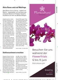 Titelbild der Ausgabe 6/2018 von Aleia Roses setzt auf Nützlinge. Zeitschriften als Abo oder epaper bei United Kiosk online kaufen.