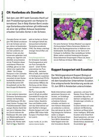 Titelbild der Ausgabe 8/2019 von CH: Hanfanbau als Standbein. Zeitschriften als Abo oder epaper bei United Kiosk online kaufen.