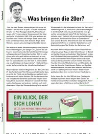 Titelbild der Ausgabe 2/2020 von Zwischenruf: Was bringen die 20er?. Zeitschriften als Abo oder epaper bei United Kiosk online kaufen.