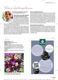 Titelbild der Ausgabe 7/2020 von INTERVIEW: Meine Lieblingsblume. Zeitschriften als Abo oder epaper bei United Kiosk online kaufen.