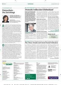 Titelbild der Ausgabe 14/2018 von Deutsche wollen den Erlebniskauf. Zeitschriften als Abo oder epaper bei United Kiosk online kaufen.