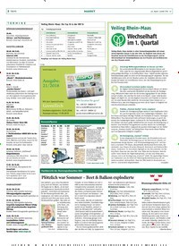 Titelbild der Ausgabe 17/2018 von Veiling Rhein-Maas: Wechselhaft im 1. Quartal. Zeitschriften als Abo oder epaper bei United Kiosk online kaufen.