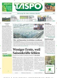 Titelbild der Ausgabe 23/2018 von Weniger Ernte, weil Saisonkräfte fehlen. Zeitschriften als Abo oder epaper bei United Kiosk online kaufen.