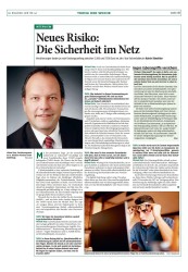 Titelbild der Ausgabe 47/2018 von INTERVIEW: Neues Risiko: Die Sicherheit im Netz. Zeitschriften als Abo oder epaper bei United Kiosk online kaufen.